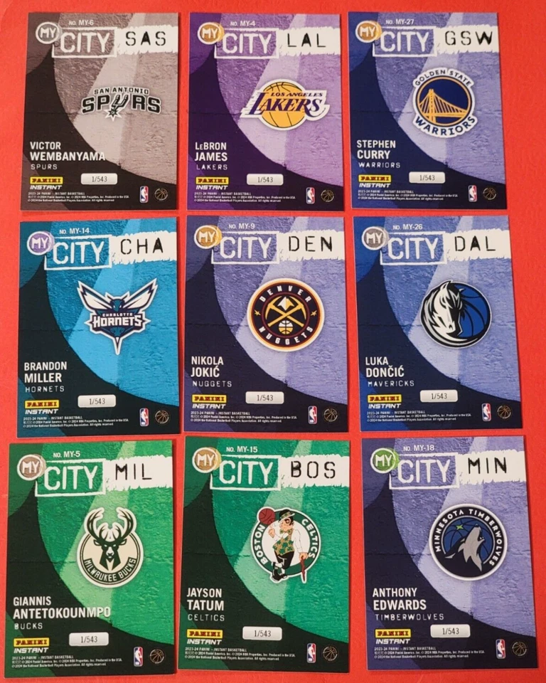 JUEGO DE 30 TARJETAS DE NOVATO VICTOR WEMBANYAMA LEBRON LUKA STEPH NIKOLA ANT TATUM BRANDON Foto 2 de 4