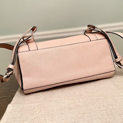 Dune London Vegan Leather Adjustable Strap Backpack Blush  display picture 3