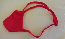 Men's G String Thong Micro Rocket front, Back Choice, RED PASSION 10-13RP5