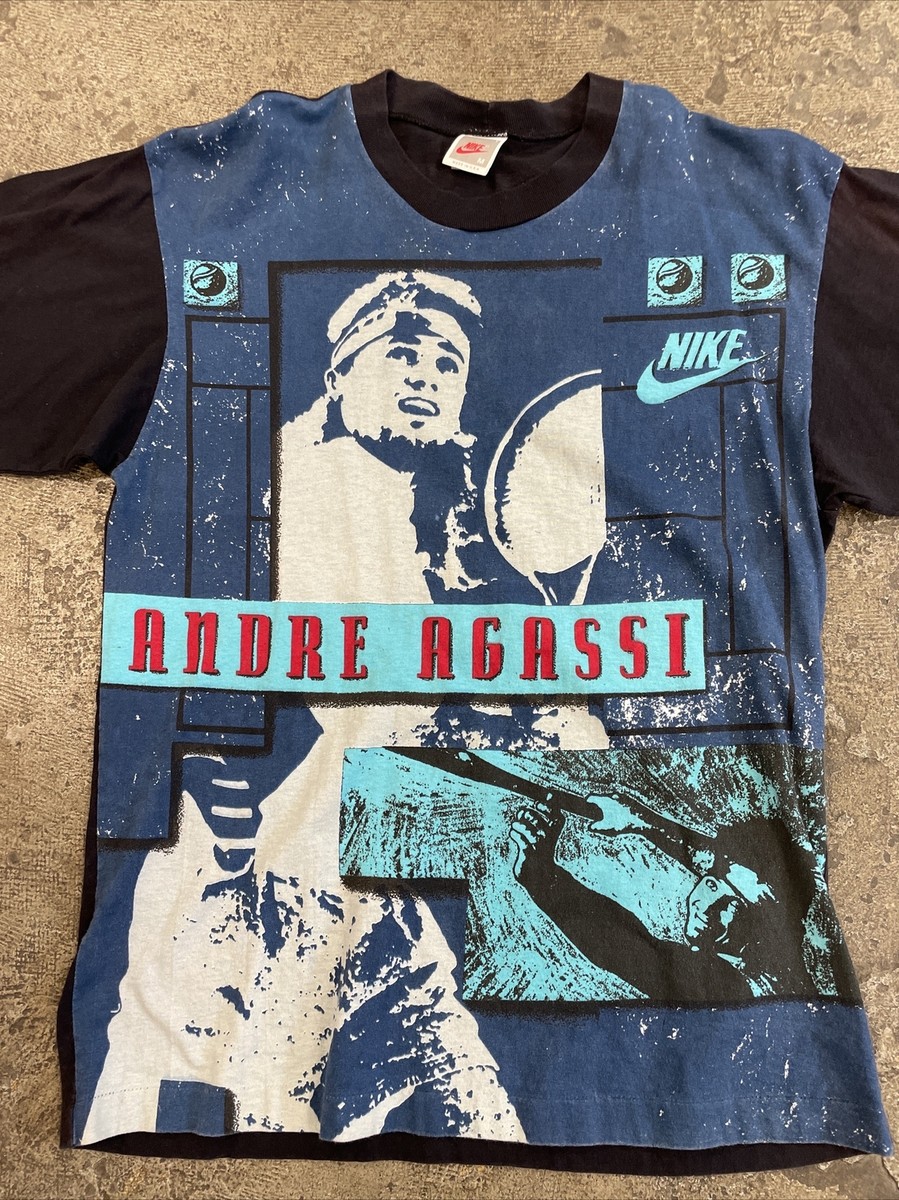 ウェア Nike Andre Agassi 90s NIKE Andre AGASSI 90s Vintage T-shirt Size M | eBay