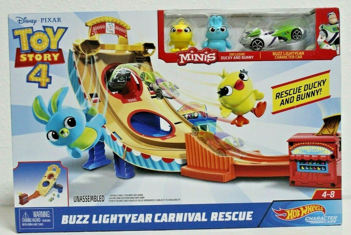Disney Pixar TOY STORY 4 Hot Wheels BUZZ LIGHTYEAR CARNIVAL RESCUE