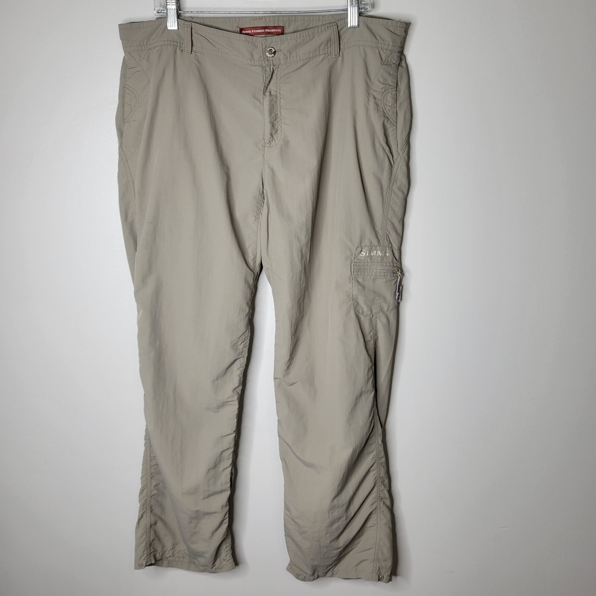 Simms Fishing Products XL Cor3 Beige Nylon Straight Leg