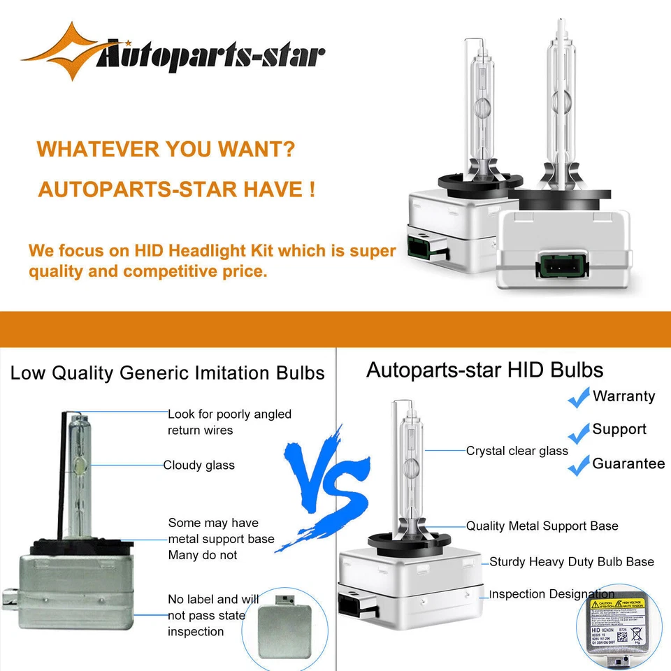 Nuevo OEM Audi A1 A3 A4 A5 A6 A7 A8 Q3 Q5 Q7 Xenón D3S HID Faro Bombilla Foto 2 de 4