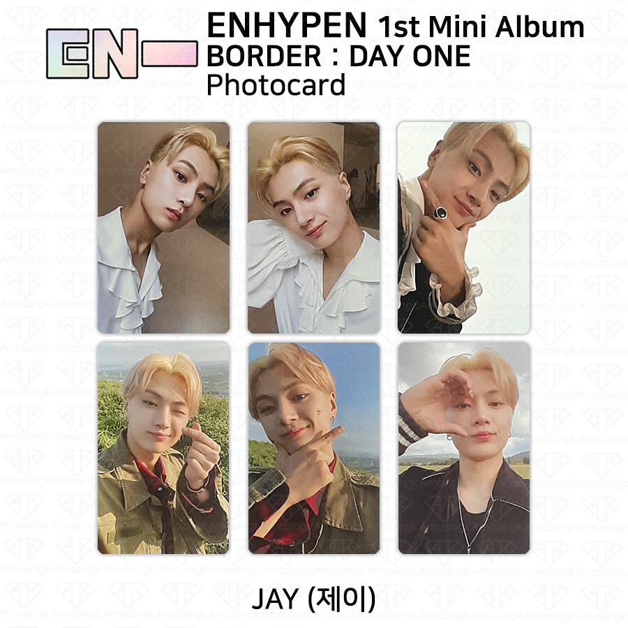 Enhypen 1st Mini Album Border Day One Official Photocard Enhypen 1st Mini Album Border Day One Official Photocard