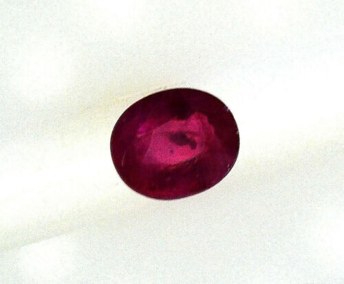 EGL USA Certified Natural Red Ruby 0.33ct Oval Loose Gemstone Repair New Design - Picture 1 of 6