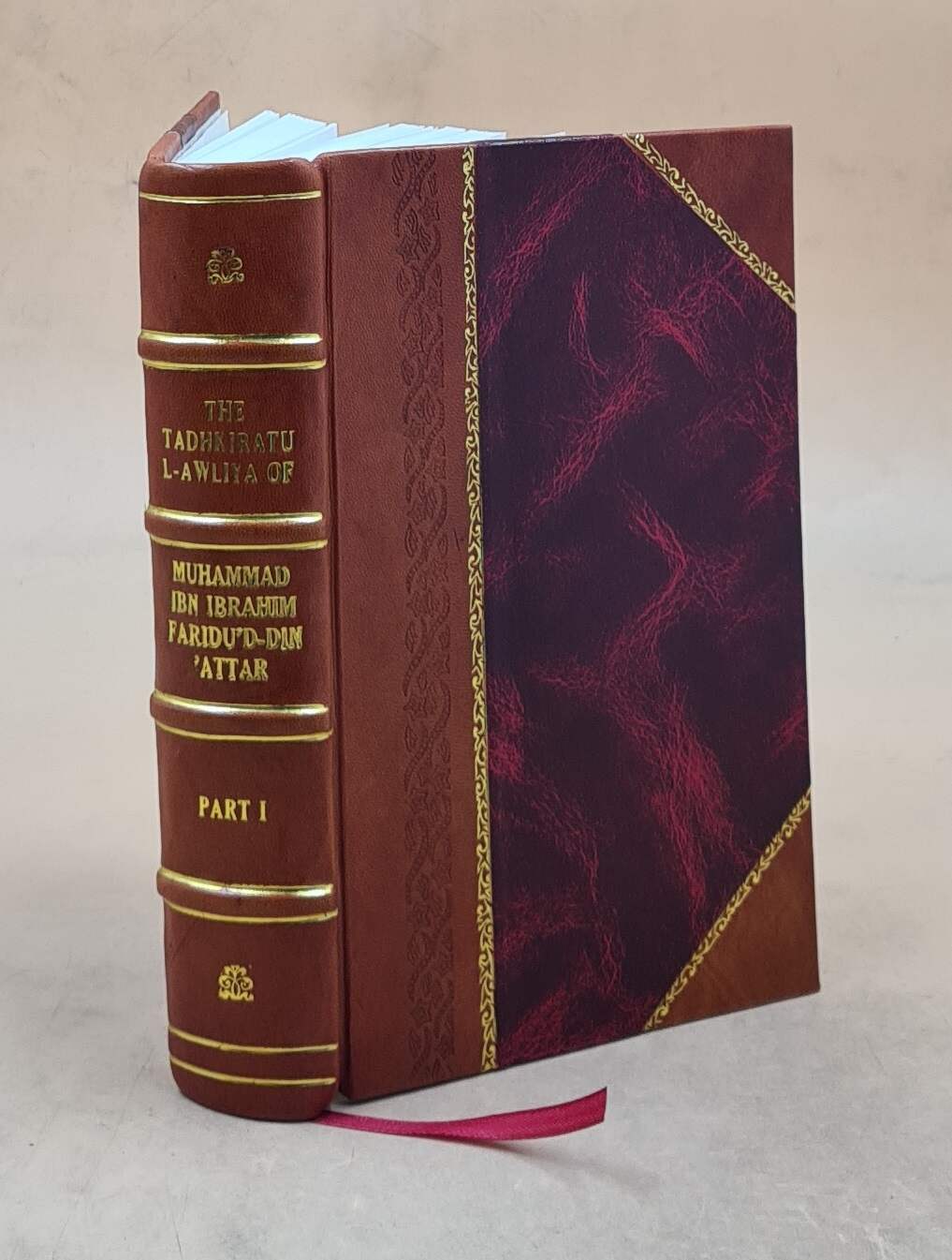 Tadhkiratu l-Awliya Memoirs of the Saints Volume 1 Leather Bound