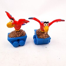 McDonalds Happy Meal Aladdin and the King of Thieves Iago bird 1996 Lot of 2