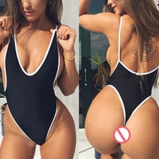 Women One-Piece Swimsuit Jumpsuits Rompers Bodysuit Beach Swimwear Brazilian Top