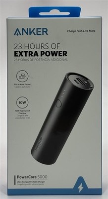 Anker PowerCore 5000 5000mAh Power Bank Model: A1109