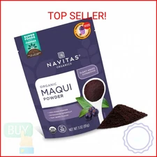 Navitas Organics Maqui Powder, 3 oz. Pouch, 17 Servings — Organic, Non-GMO, Free