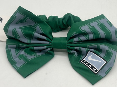 Nike Team Women's Green w/ Grey Bow Hair-Tie One Size Fits All