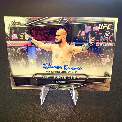 Topps 2026 UFC Chrome Autographs Tallison Teixeira RC Auto #BAV-TT