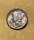 1943 . Mercury Dime . Gem BU . MS .