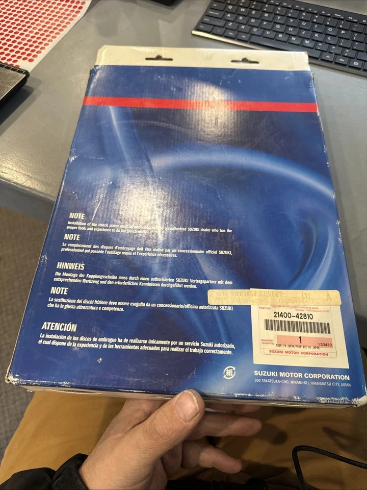 Suzuki Genuine OEM Factory Complete Clutch Kit GSXR 600 750 2008 2009 2010 - Image 4 of 4