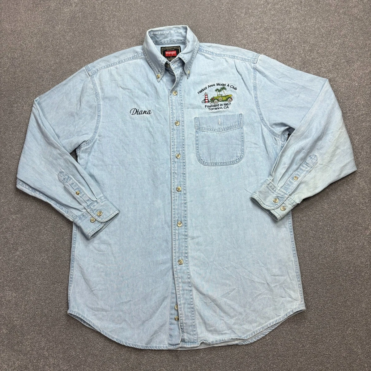 Wrangler Maglietta Donna A Maniche Corte Con Colletto - 100% Cotone, Scollo A U, Lavabile A 40°