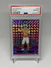 2024 Mosaic Bo Nix RC Camo Pink Prizm Rookie #312 Broncos PSA 10