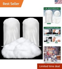 Fake Snow Cotton for Decoration Indoor Craft Christmas Party Winter Table Decor