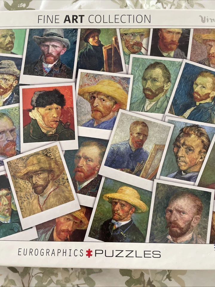 Eurographics Vincent van Gogh Selfies Self Portraits 1000 Piece Puzzle 19x26 - Image 3 of 4