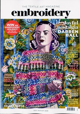 EMBROIDERY MAGAZINE JUL-AUG