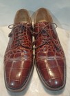 Johnson And Murphy Genuine Alligator Brown Cap-toe Oxford 🐊 Men Dress Shoes 9-M — photo 1