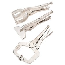 JEU DE PINCES ETAU POUR SOUDURE ET CARROSSERIE - 3 PCS