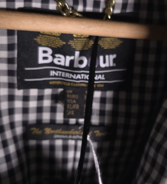 Barbour Black Streak International Extractor Quilt Jacket Size US 4 / UK 8 - Image 2 of 4