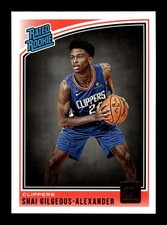 2018-19 Donruss #162 Shai Gilgeous-Alexander Rookie RC