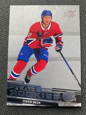 2023/24 UD SERIES 1 OWEN BECK YOUNG GUNS RC SP ROOKIE #214