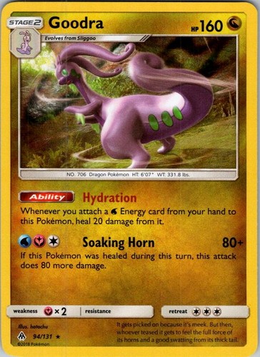 Goodra Holo Rare SM - Forbidden Light 94/131 LP