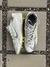 Nike Vapor Carbon Elite 2.0 Flywire 2014 cleats White/Silver 10.5