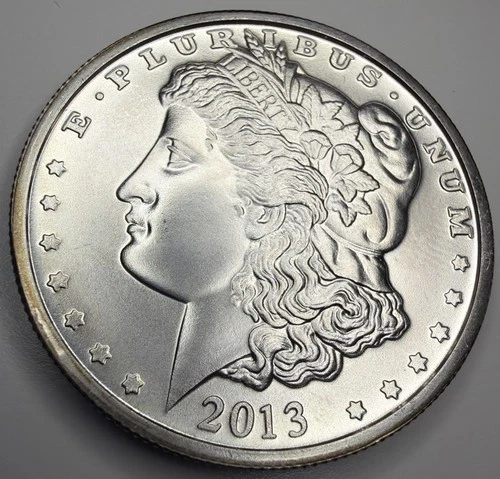 2013 - 1 Oz .999 fine SILVER MORGAN Type ROUND H39