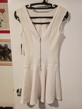 $89 New With Tags Guess Women's True White Scuba Mix Knit Dress Size XS