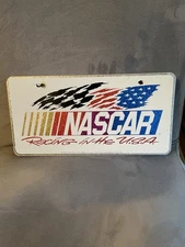 Official NASCAR License Plate Racing In The USA Chroma Graphics Corp USA