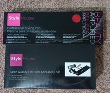Style House Professional Styling Iron And Salon Quality Flat Iron Accessory Kit