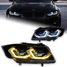 For BMW 3 Series E90 E91 2005-2012 LED Headlights Halogen Head Lamps Assembly