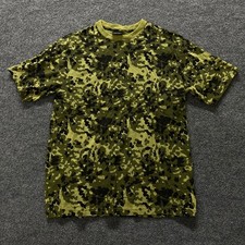 Mil-Tec T-Shirt Mens Size XL Green Camouflage Tactical Outdoor Short Sleeve Tee