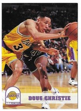 1993-94 NBA Hoops Basketball Doug Christie Card #105 Los Angeles Lakers