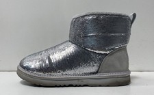 UGG Silver Grey Solid Boot Women 4
