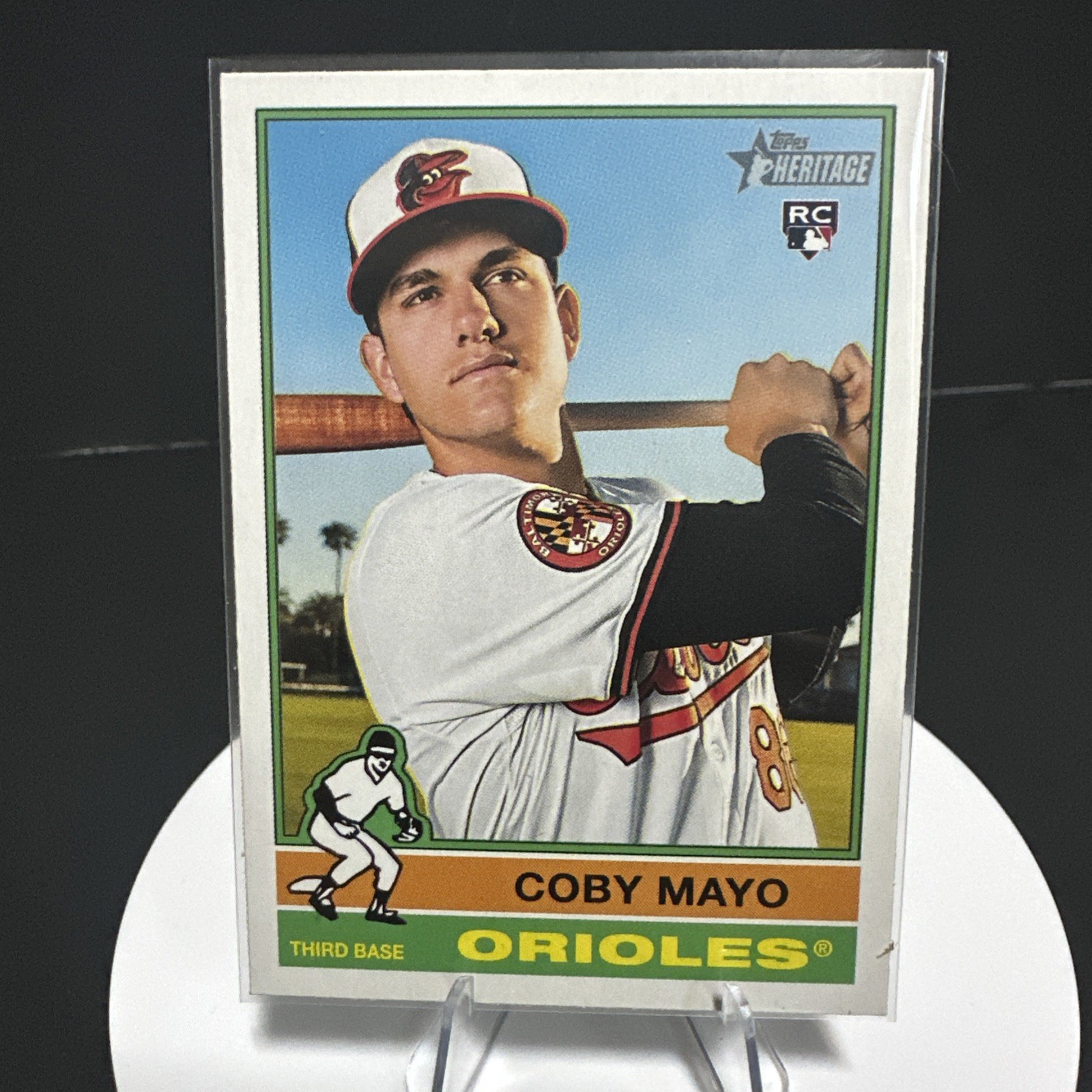 2025 Topps Heritage - Coby Mayo #340 (RC)