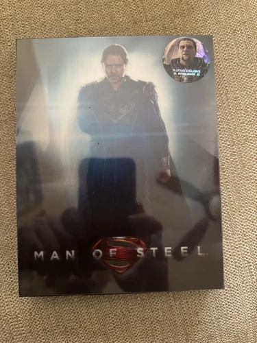 Man Of Steel Blufans Exclusive Single Lenticular Steelbook Blu-ray 3D - Sealed