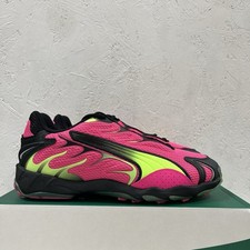 Puma Inhale Fluorescent Pink Green Size UK 7.5 EU 41 401560-20