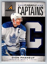 2011-12 Pinnacle Captains  #9 Dion Phaneuf Toronto Maple Leafs