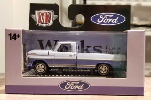 M2 Machines 1969 Ford F-100 Ranger Truck 1:64 Diecast Auto-Meets 32600