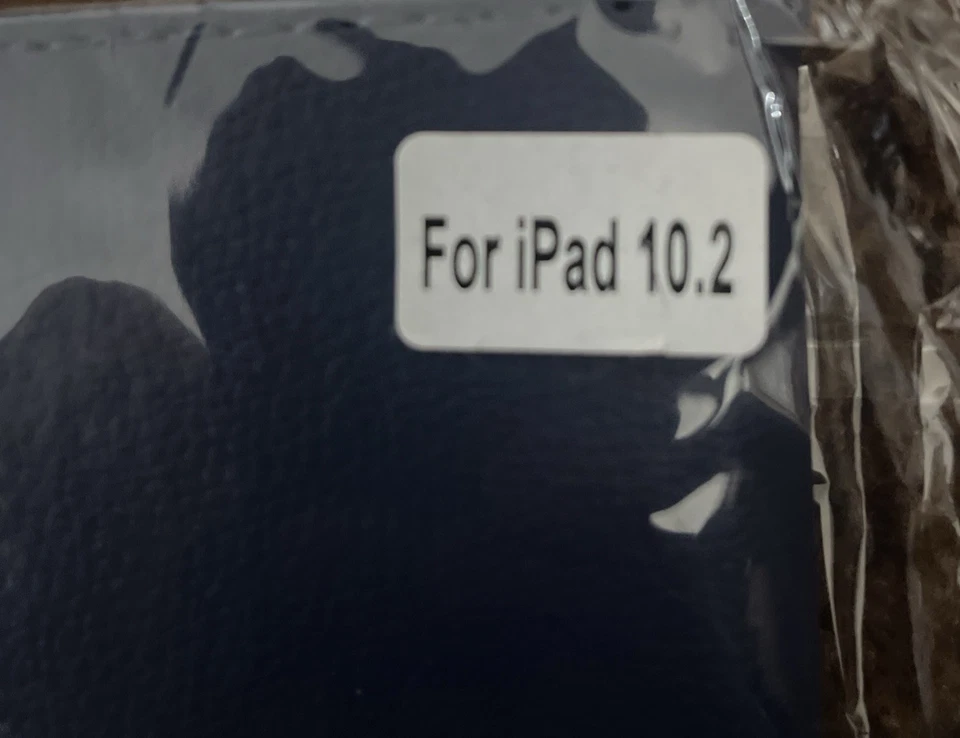 New iPad 10.2 Blue Leather I Pad Case Cover. Great Protection For Your Screen - Image 3 of 3