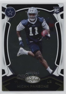 2021 Certified Rookies 165/399 Micah Parsons #146 Rookie RC rf2
