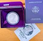 1991-S Proof American Silver Eagle Dollar $1 Box US Mint Brilliant OGP   M722