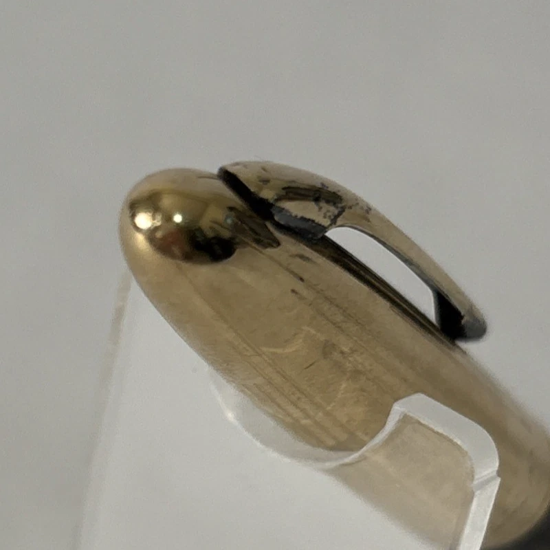 De colección Sheaffer Punto Blanco Lifetime Triumph Marrón con Tapas Doradas 14K Nuevo en Caja - Juego Foto 4 de 4