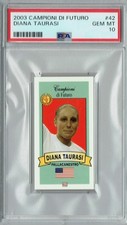 PSA 10 GEM-MT Diana Taurasi 2003 Campioni Di Futuro #42 Rookie Card Red Back