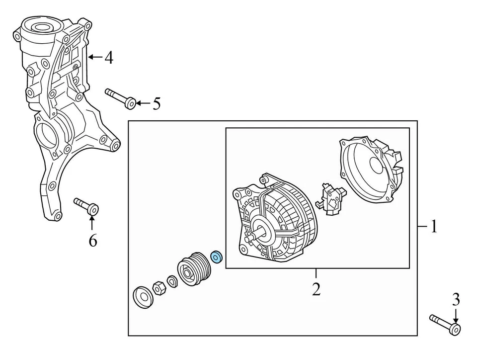 2018-2023 AUDI TT QUATTRO - Cilindro mestre de freio 5Q1614019AB - Imagem 3 de 4
