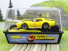 AURORA AFX  CHEVY CORVETTE A-PRODUCTION  yel - blk  NEW  VERY HTF  BOXED  